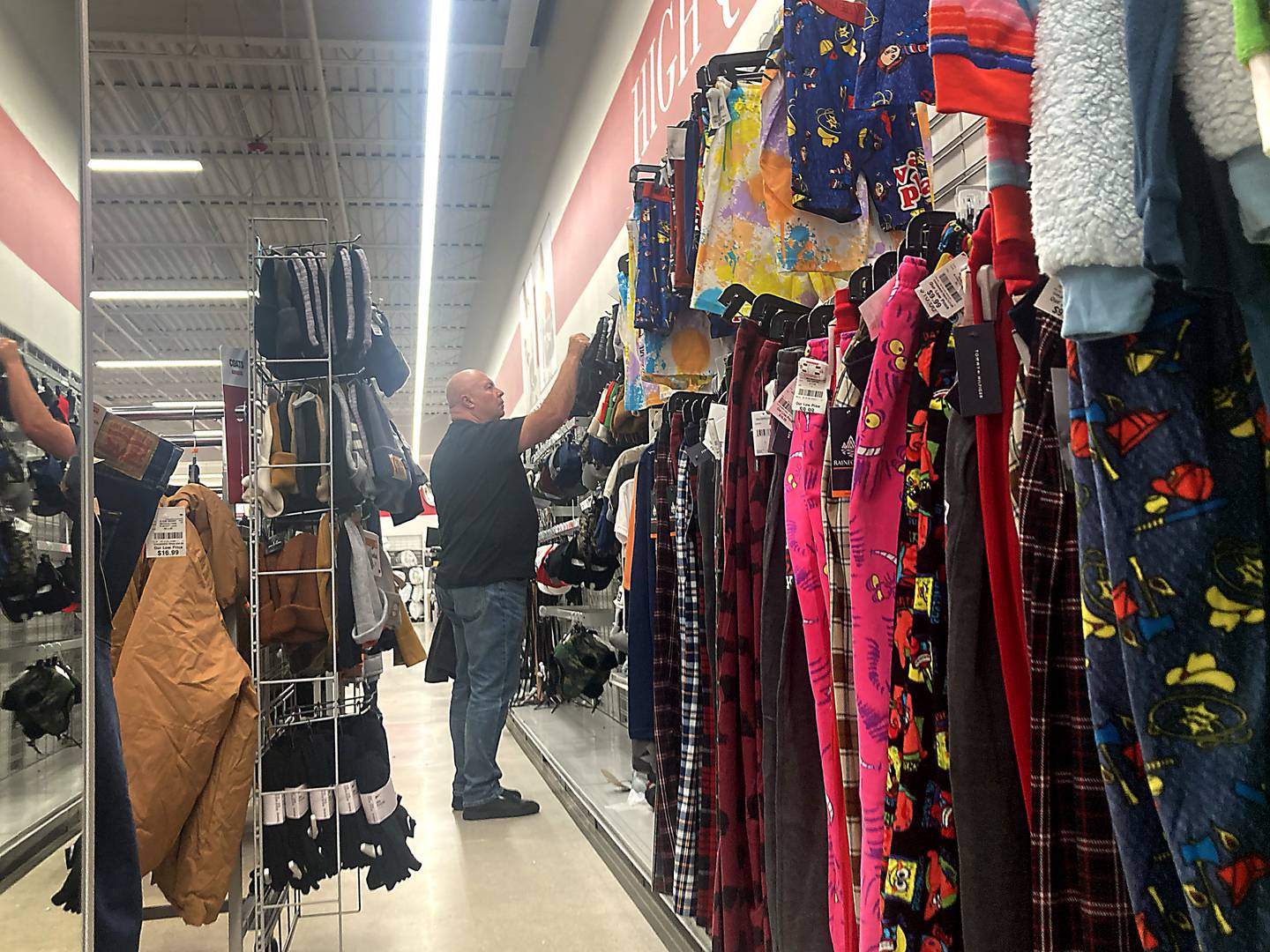 A man shops Thursday, Oct. 3, 2024, at the recently opened Burlington store at 5786 Northwest Highway in Crystal Lake. The new Sierra store that is next door to the Burlington will open on Saturday, Oct. 5.