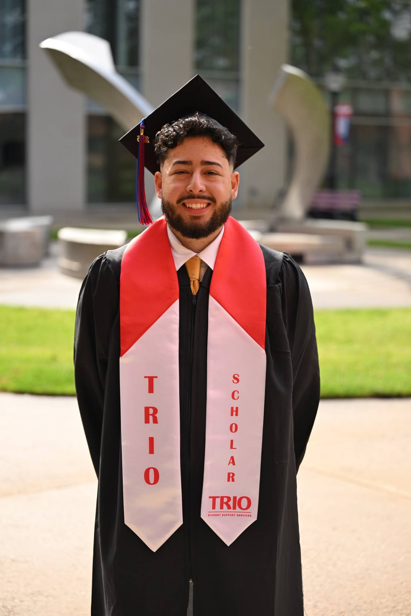 Ali Salazar graduated from Kankakee Community College on May 16, 2026, the same day as his mother.