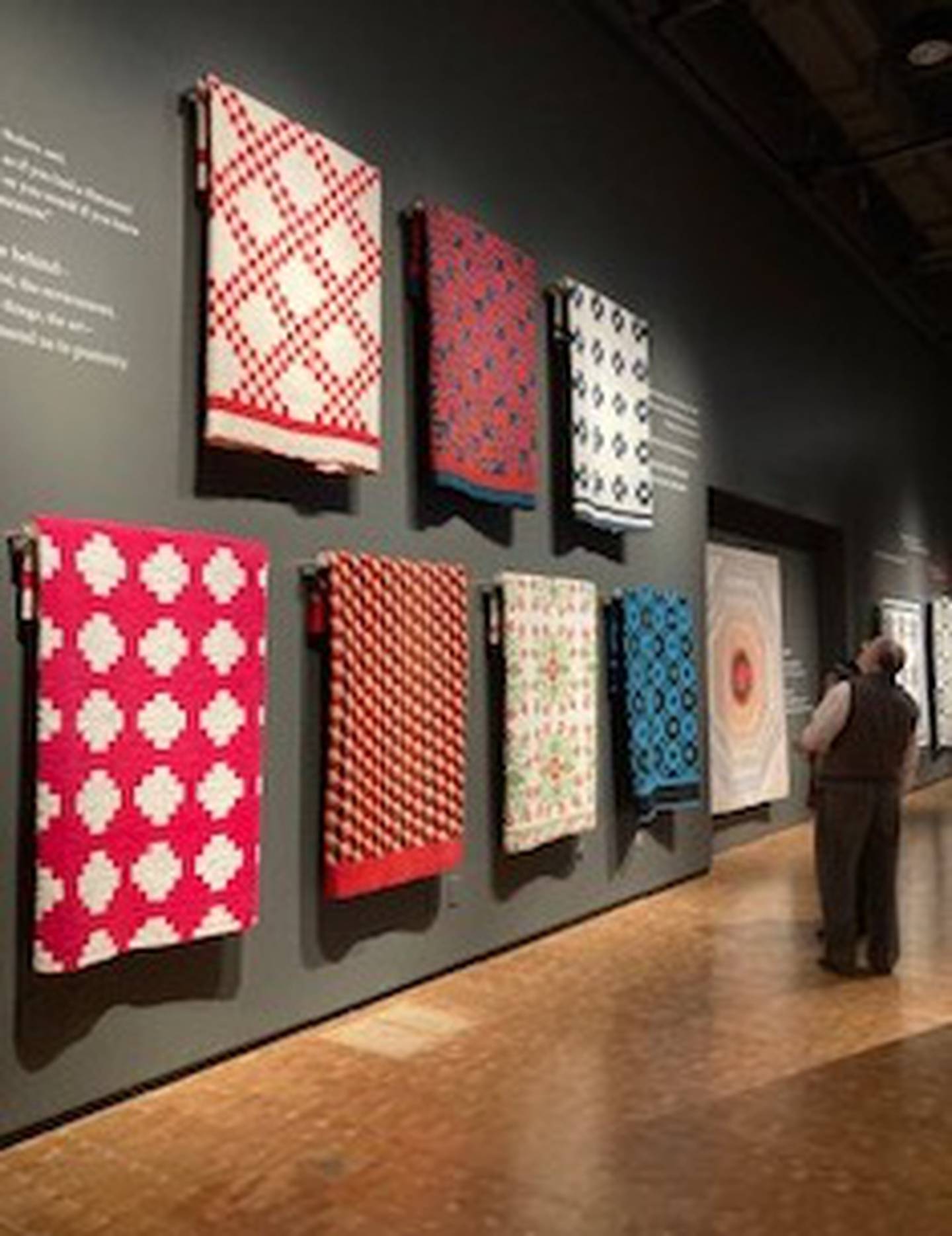The private American quilt collection of documentary filmmaker Ken Burns is on display at the Peoria Riverfront Museum. “Uncovered: The Ken Burns Collection” showcases 26 colorful historic