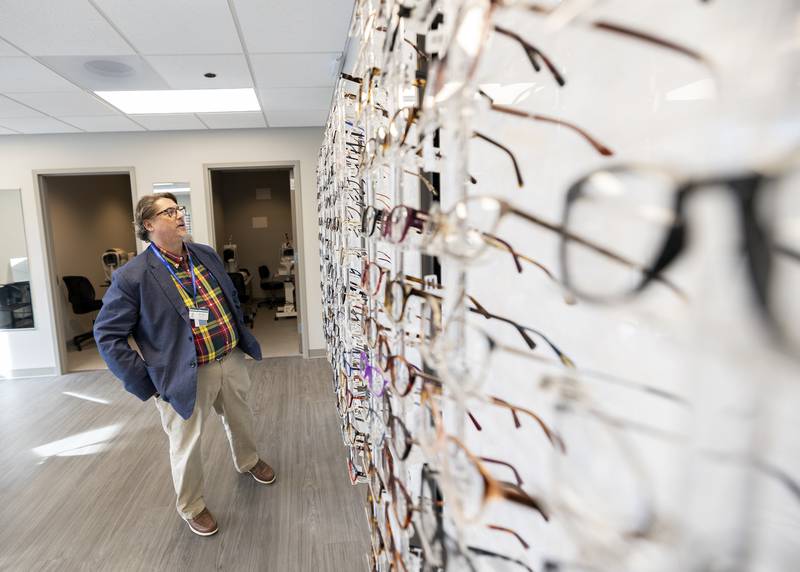 With hundred of frames and a full slate of care, Dr. Darrin Vits and associates at the new Optometry department of the Whiteside County Health Department is an affordable option for anyone who needs eye care. The department held an open house Saturday, Nov. 2, 2024, to introduce the new expansion.