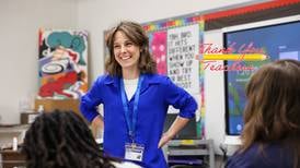 Teacher Amber Burks connects with kids through art