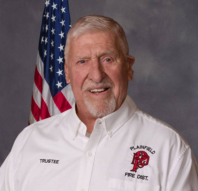 William “Bill” Barnes served on the Plainfield Fire Protection District Board of Trustees for 34 years. He died on March 14, 2025.