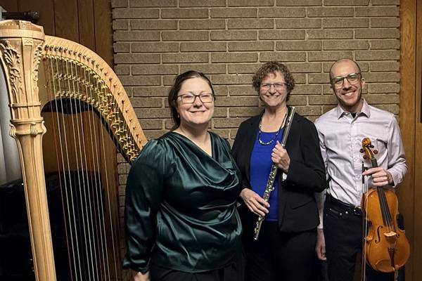 The Peacock Trio performs at the St. Charles Public Library March 15