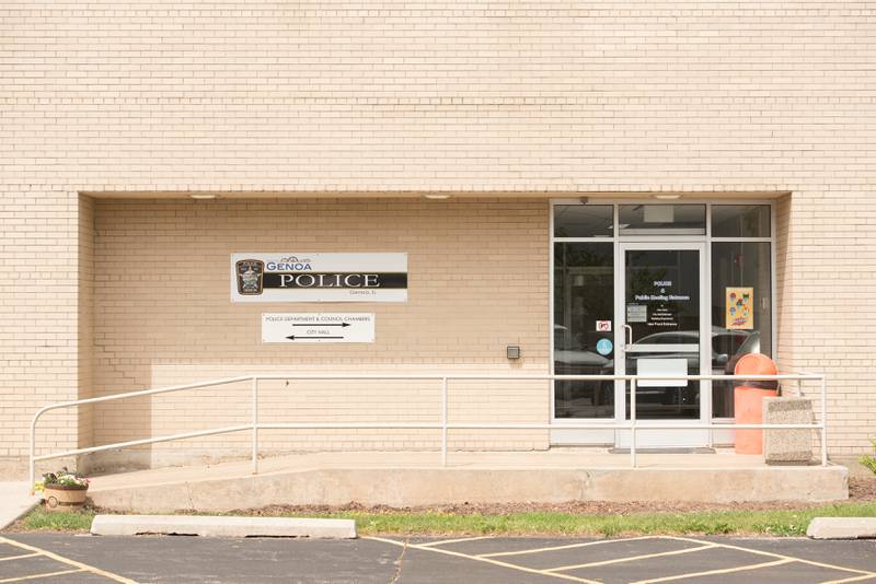 Genoa Police station headquarters in Genoa, IL on Friday, May 21, 2021.