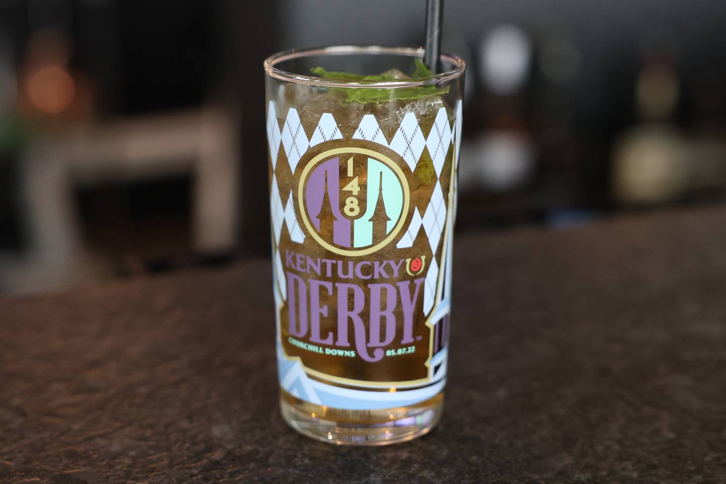 The new Club Hawthorne at Black eyed Susan in Joliet be offering the limited Kentucky Derby glass for Saturday’s race. Friday, May 6, 2022, in Joliet.