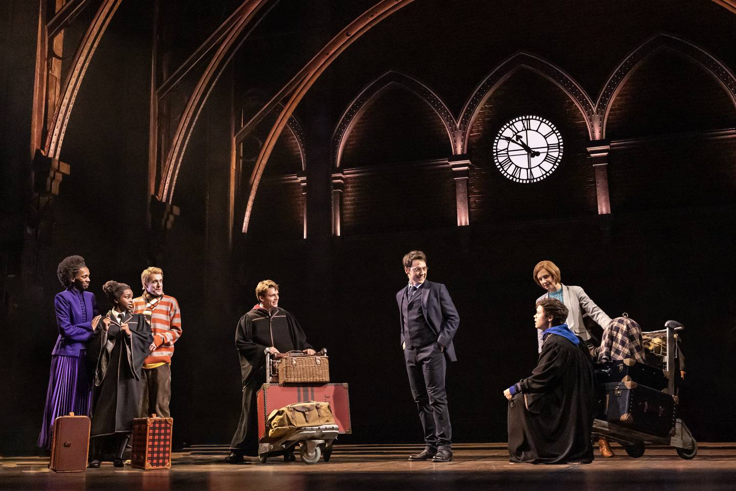 Harry Potter and the Cursed Child
North American Tour playing through Feb. 1, 2025 in Chicago. Photo by
Matthew Murphy.