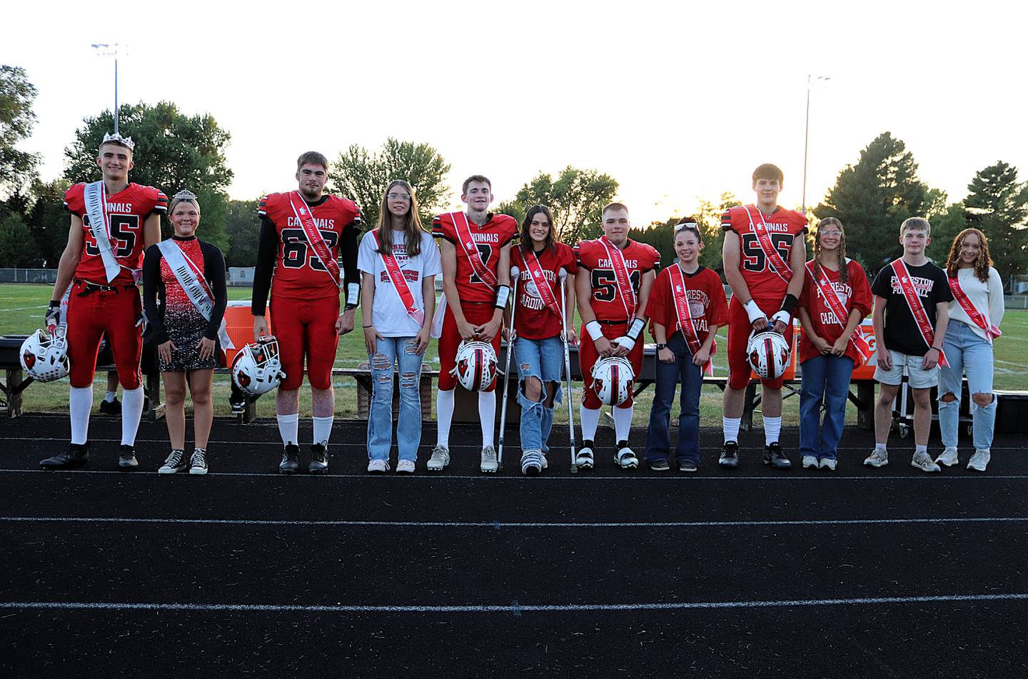 The 2025 Homecoming Court members were as follows: Seniors: Kailey Encheff, Brady Gill, Braelyn Kloster and Jakob Kobler. Juniors: Nevaeh Scheffner and Zakary Glick. Sophomores: Hannah Vinnedge and Brennan Byers. Freshmen: Faith Lemons and Gage Loomis.
