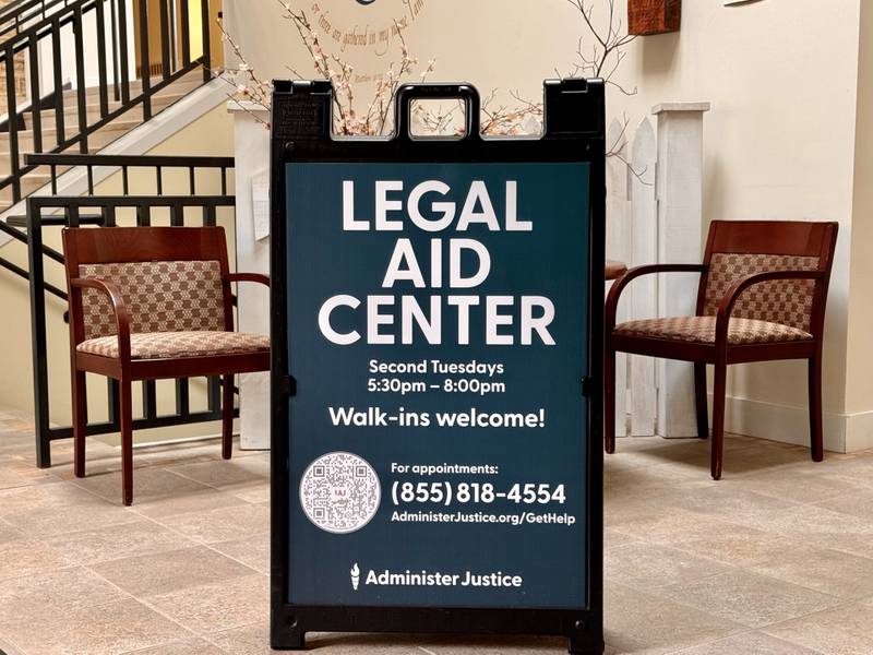The Congregational Church of Batavia’s Legal Aid Clinic has been open since May 2021, offering low cost legal advice out of the church at 21 S. Batavia Ave.