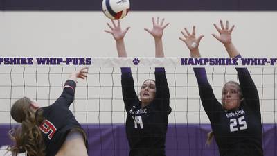Photos: Hampshire vs. Mundelein, Hampshire Sectional semifinal volleyball