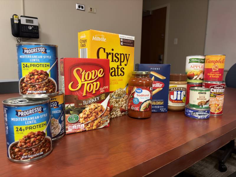 Advocate Good Shepherd Hospital kicked off its annual food drive early this year, and extended the collection period by two weeks.