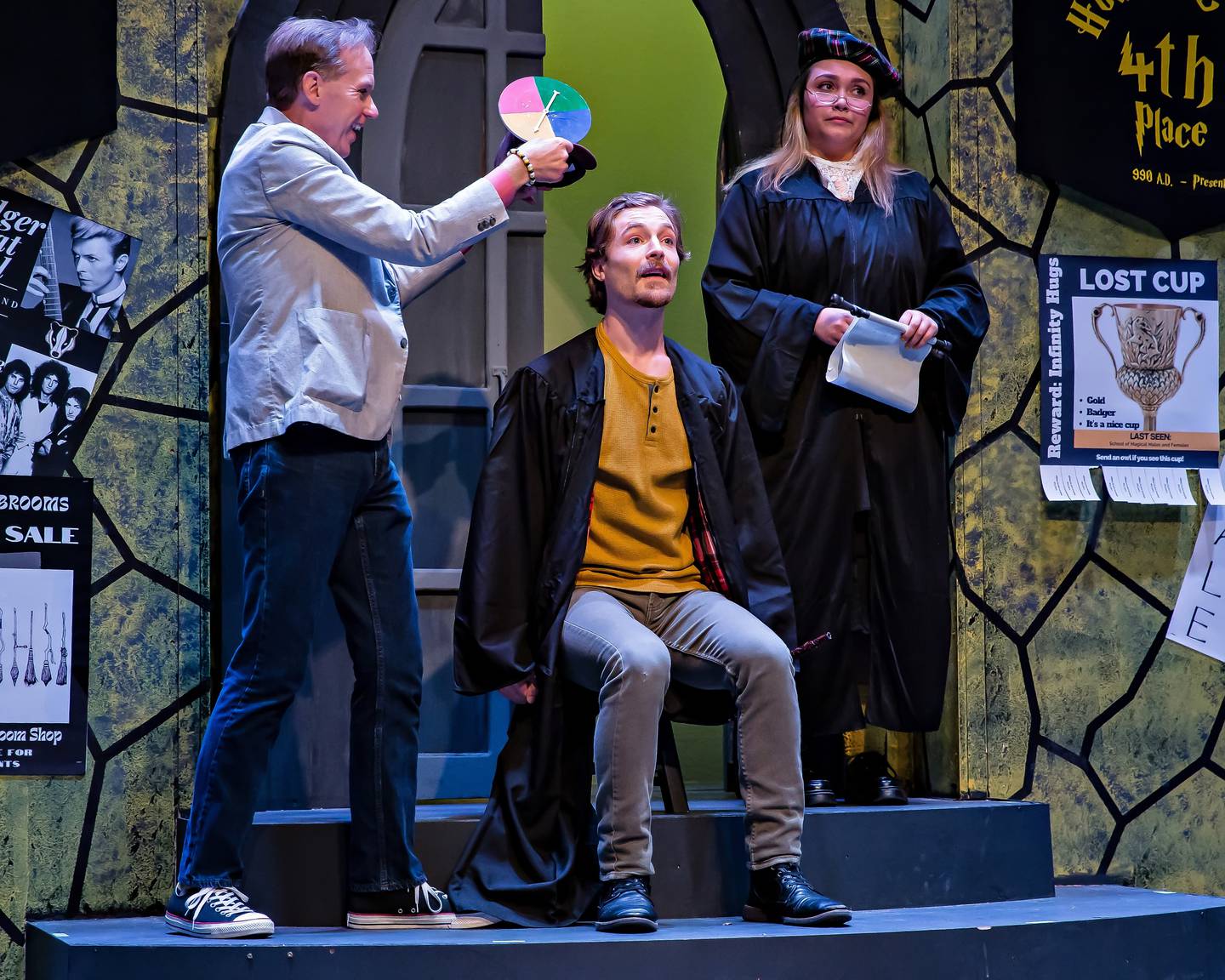 Theatre 121′s production of “Puffs” in Woodstock.