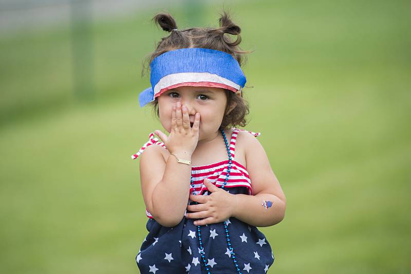 The kids and faculty broke out their most patriotic attire to show their pride Friday, July 1, 2022.