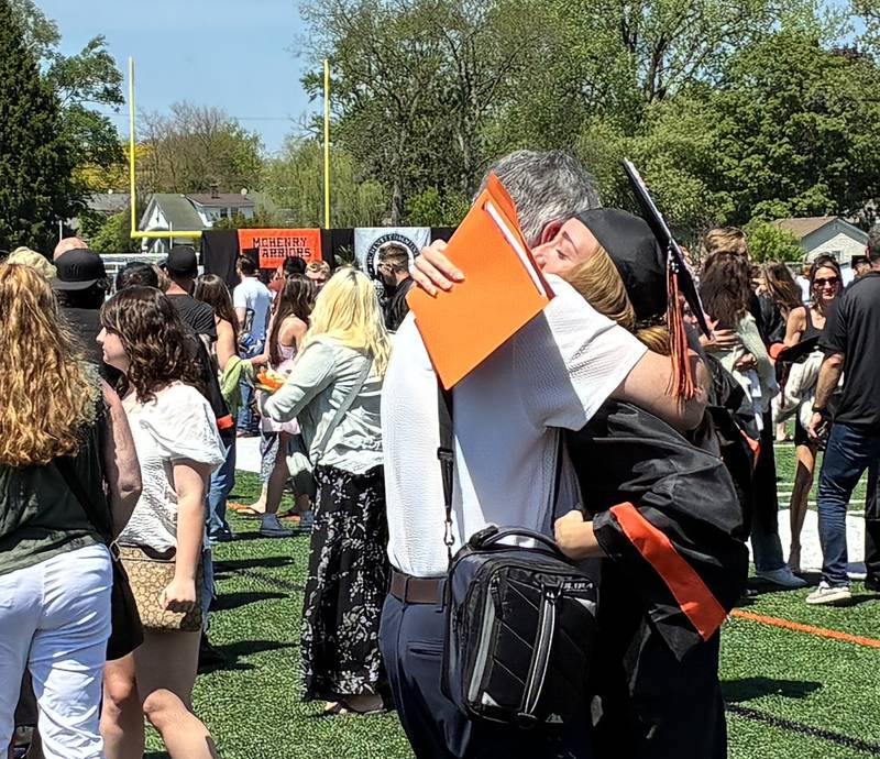 On Saturday, May 16, 2026, 538 McHenry High School seniors and their families flocked to McCracken Field for the 2026 graduation. Graduations were held Saturday and Sunday for McHenry County schools, with more events set for next weekend.