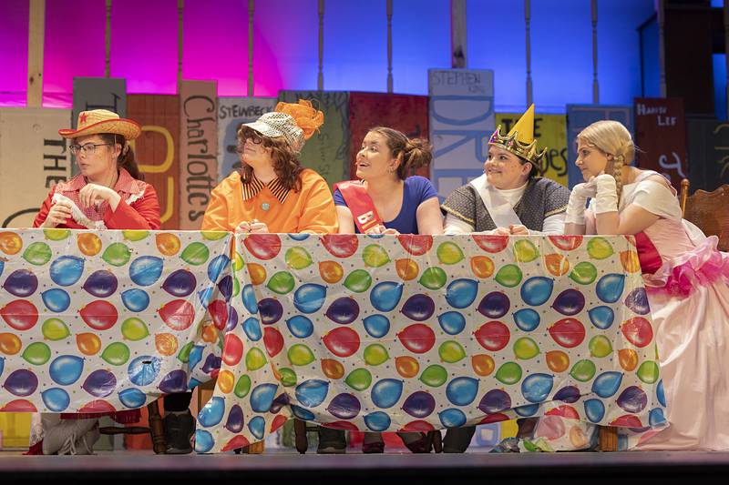 Cast members in Dixon High School’s rendition of “Matilda” rehearse Tuesday, April 15, 2026. Show dates will be April 17 and 18 at 7pm and April 19 at 2pm. Performances will be held at the James A. Wiltz Auditorium on the campus of DHS.