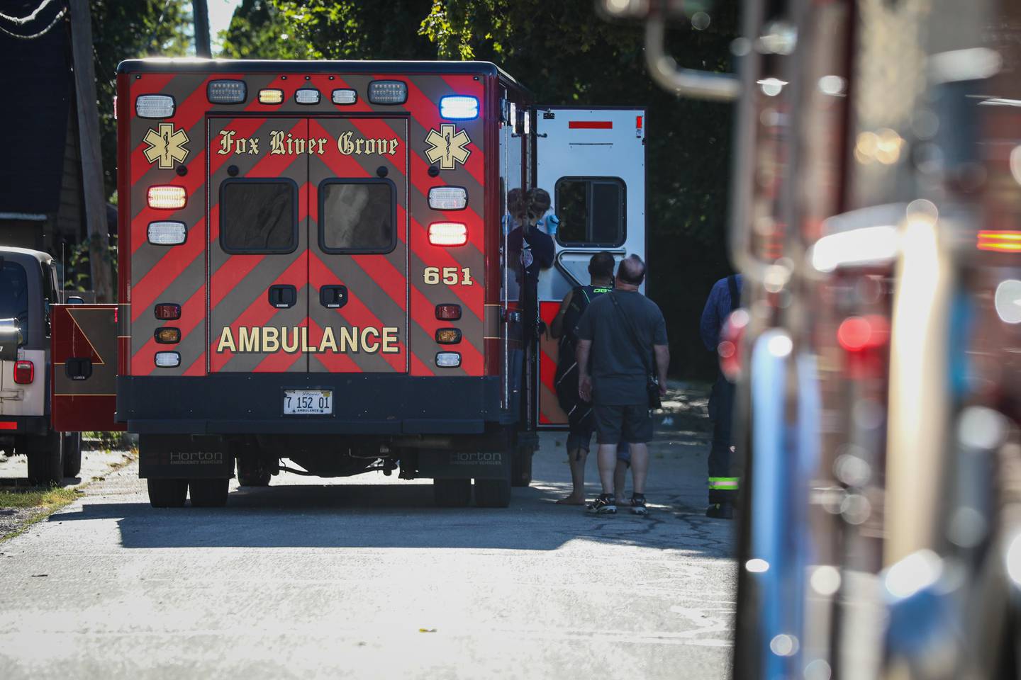 A man was airlifted following a Fox River waverunner crash in Cary Sept. 20, 2024.