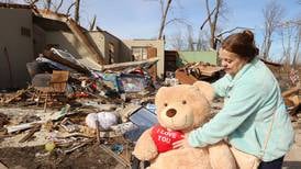 Pritzker tours Aroma Park destruction, pledges help