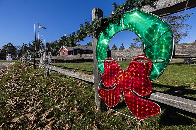 Coloma Park District recently installed more outlets in order to add more displays to the 4th annual Holiday Light Display at Centennial Park Saturday, Nov. 18, 2023.