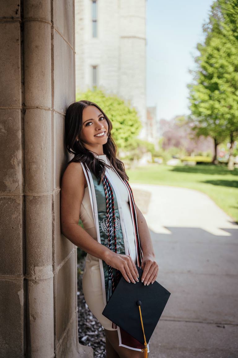 After applying to 10-15 jobs, Megan Brand, an NIU Marketing graduate from Frankfort, landed a position as a sales development representative at Stripe.