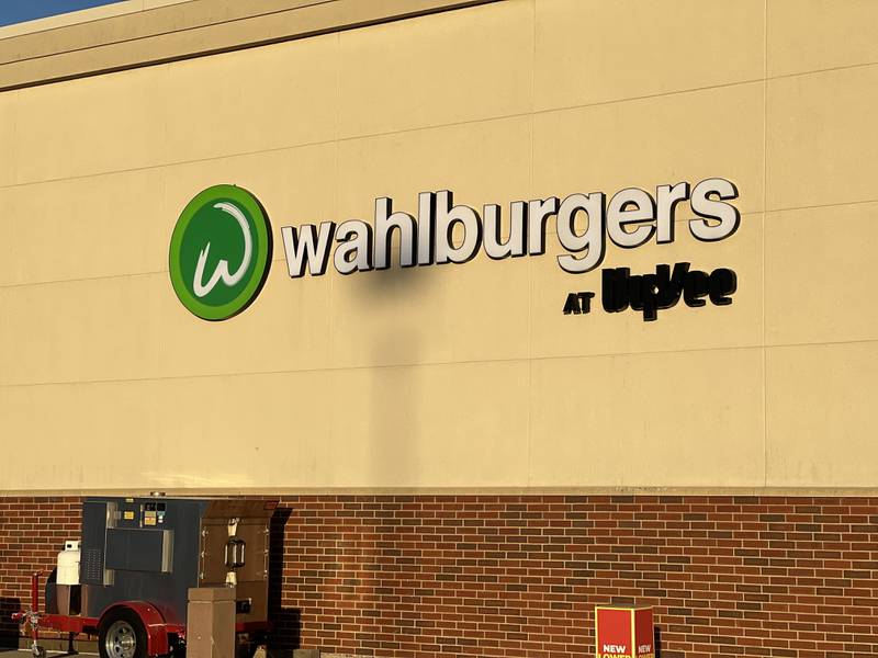 Hy-Vee announced it will close 79 Wahlburgers locations inside it's grocery stores, including the Sycamore storefront, and replace them with Hy-Vee Market Grille locations. The Wahlburgers signage, pictured on Jan. 29, 2025, will be gone by mid February, a company spokesperson said.