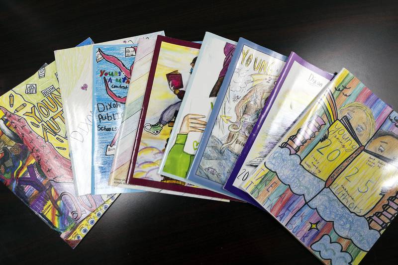 Even graduating students look forward to coming back and seeing their works published in the Young Authors Book from Madison School.