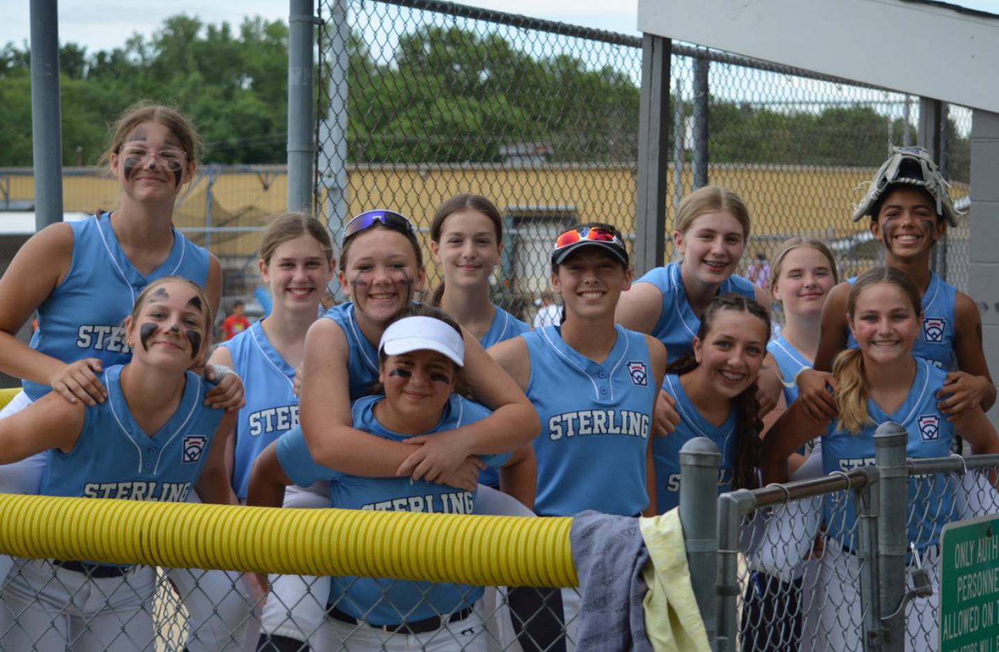 Pictured is the Sterling 14U junior all-stars softball team