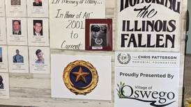 Illinois Fallen Wall makes stop in Oswego Village Hall 