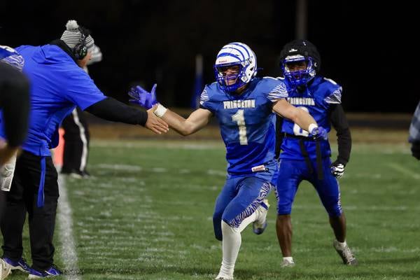 Photos: Princeton defeats Erie-Prophetstown in Week 9 football 