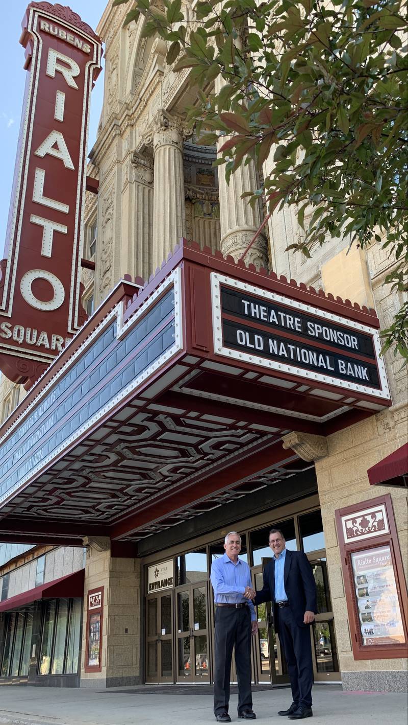 The Rialto Square Theatre has announced it will enter into a new multi-year name recognition agreement with Old National Bank, formerly First Midwest Bank.