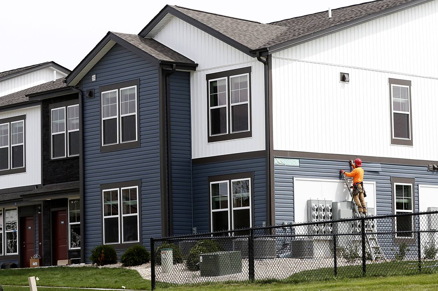 Work continues on Continental Properties' 288 unit Authentix McHenry apartment community at 3415 Blake Road, in McHenry, on Wednesday, August 3, 2022. their newest apartment community.