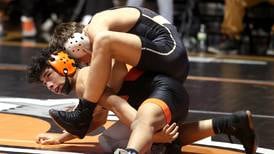DeKalb’s Ayden Shuey, Sycamore’s Charlie Olson notch big wins as Barbs beat Spartans on tiebreaker