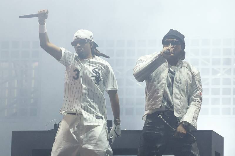Metro Boomin and Future close out day three at Lollapalooza on Saturday, Aug. 3, 2024 in Chicago.