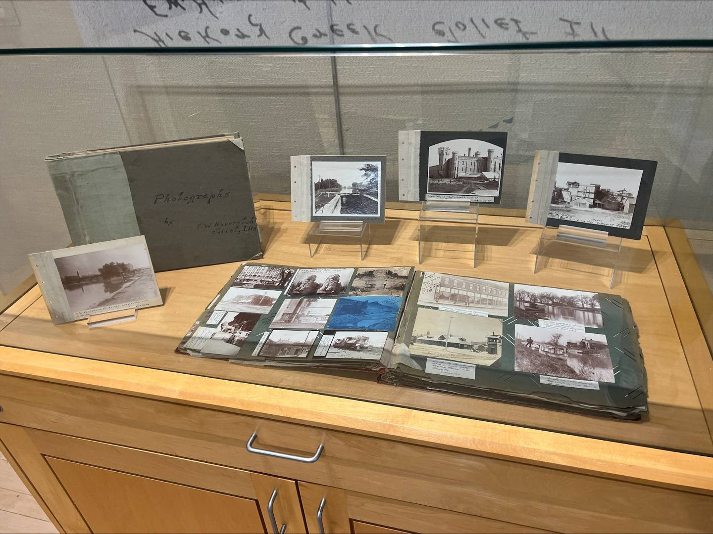 The Frederick W. Huverstuhl Photography Exhibit at the Joliet Area Historical Museum includes images of Huverstuhl’s family, home, travels and Joliet streetscapes.