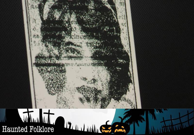 Ursula Bielski, the founder of Chicago Hauntings Inc., shared slides Saturday of some of the more interesting stories in Chicago's paranormal history and hauntings, including this one of Mary Bregovy, thought by some to be the woman behind the ghost story of Resurrection Mary.