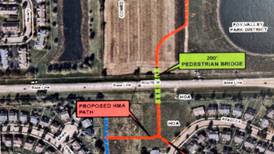 Montgomery awarded $2.5 million state grant for pedestrian bridge to span Route 30, link trails on village’s west side