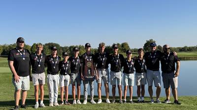 Fulton boys golf repeats as Class 1A state runner-up; Novotny wins individual title