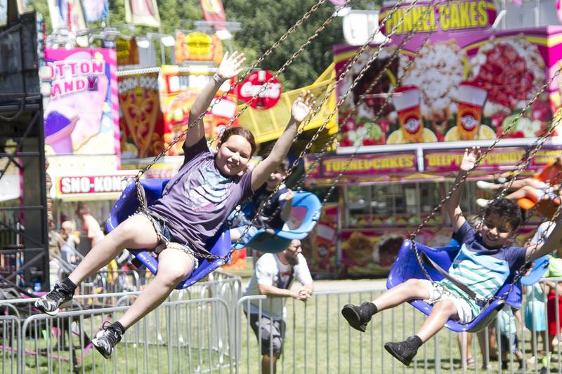 A petting zoo, carnival, and games entertained crowds when Montgomery Fest returned to downtown Montgomery after taking a year off due to the COVID-19 pandemic.