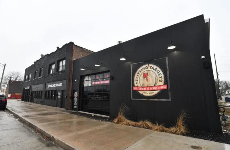 The ownership group of Splitting Targets, at 245 S. West Ave. in Kankakee, has announced they are looking to sell the axe-throwing bar business that opened in mid-2021.