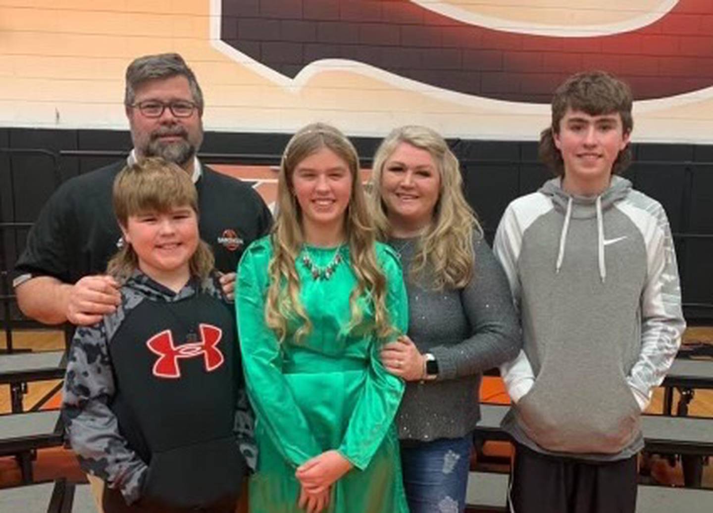 Dusty Behringer and his family. (From left to right: Dusty, Tanner, Ashlyn, Beth and Braden Behringer.)