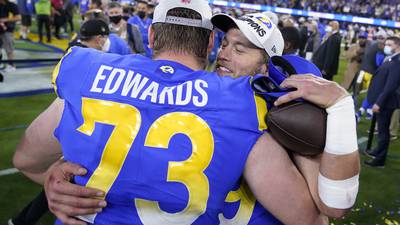 How David Edwards went from Downers Grove North QB to O-lineman for Super Bowl Rams