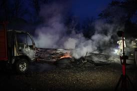 Dozens of chickens die in Harvard-area fire Saturday