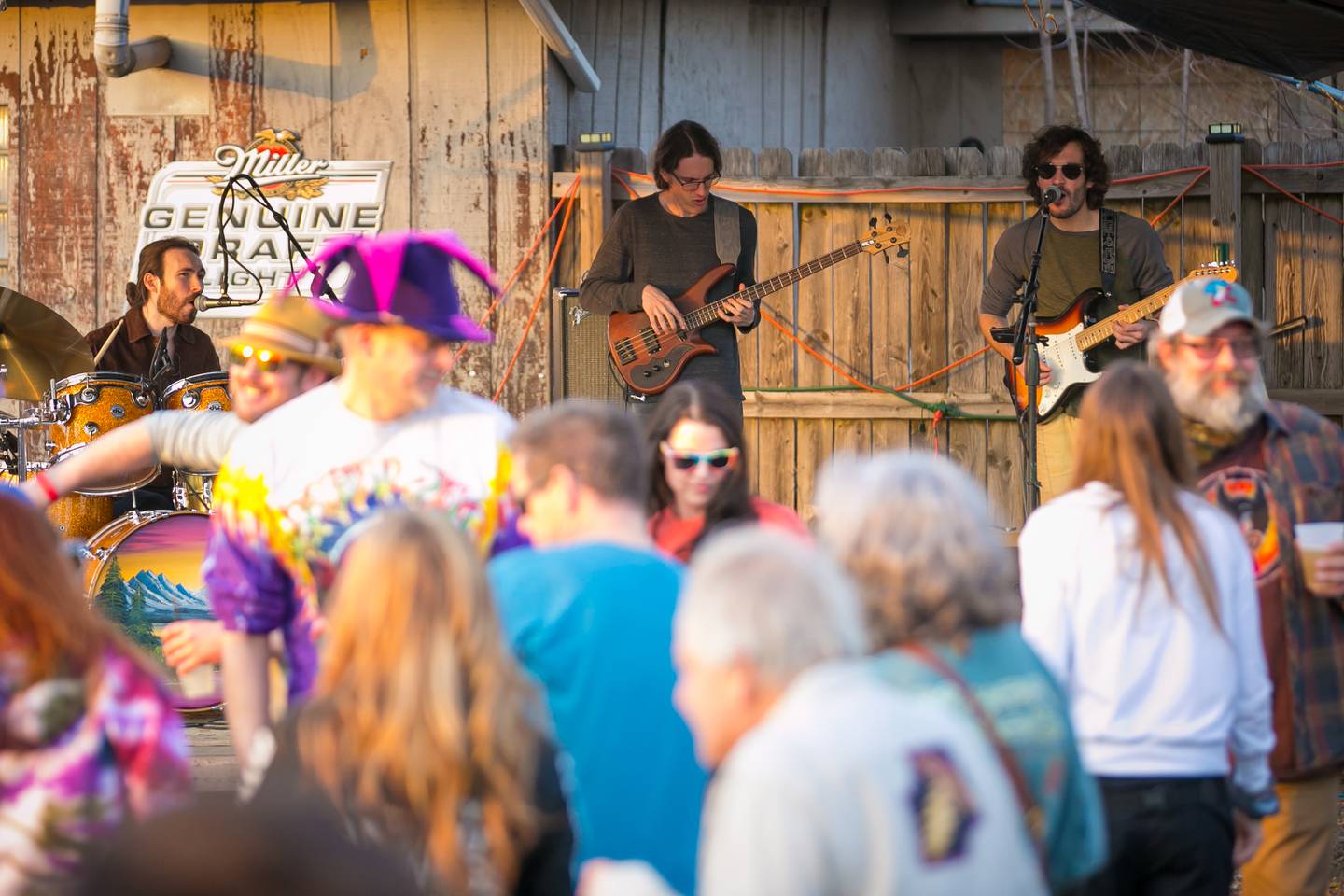 Earthmother performs at Mackey's Hideout on Saturday, April 3, 2021, in McHenry, Ill. Earthmother is a band that plays from mostly 60’s and 70’s rock, but also has original pieces. The group met in Boston while attending Berklee College of Music and formed after a discovery that they had a shared love for improvised music.