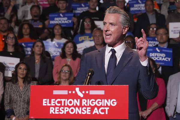 California is moving forward with a partisan redistricting effort to counter Texas’ move