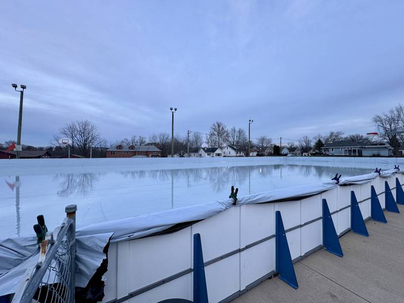 The Peru ice Rink at Washington Park was set up Tuesday.  Director of Park and Recreation Adam Thorson said the city hopes to have the rink operational by the Monday after Thanksgiving.