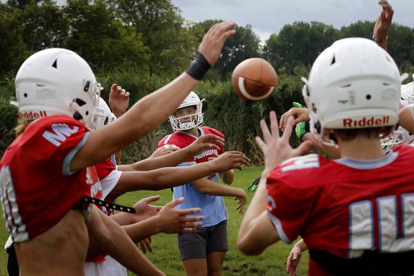 Photos: Marian Centralfootball prepares for their upcoming season 