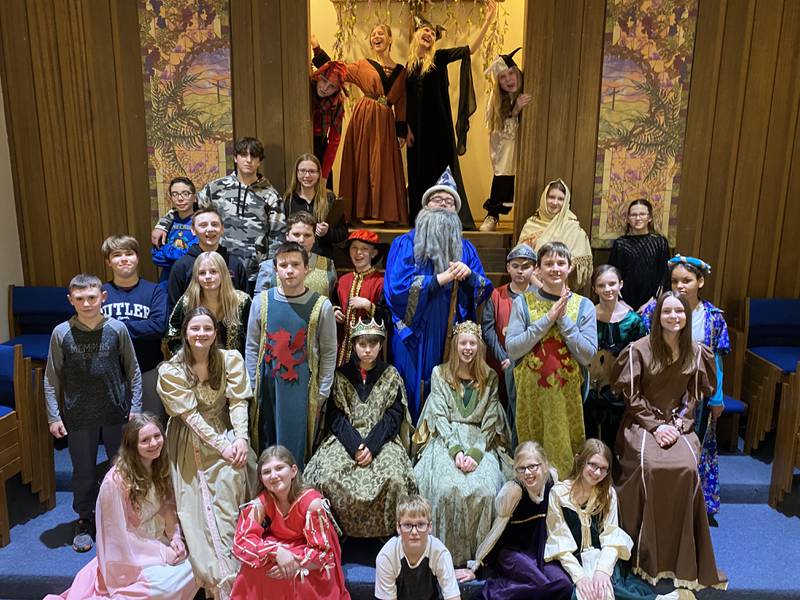 The sixth and eighth grade students of Princeton Christian Academy will be presenting Mark Twain’s classic, “A Connecticut Yankee in King Arthur’s Court,” at 6:30 p.m. on Friday, April 29 and Saturday, April 30 in the Princeton Bible Church Auditorium.