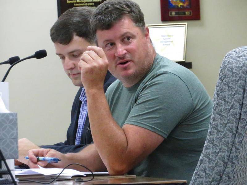 File photo: Matt Kellogg, Kendall County Board member and chairman of the county's finance committee, talks during the committee's Aug. 15 meeting at the county office building in Yorkville.