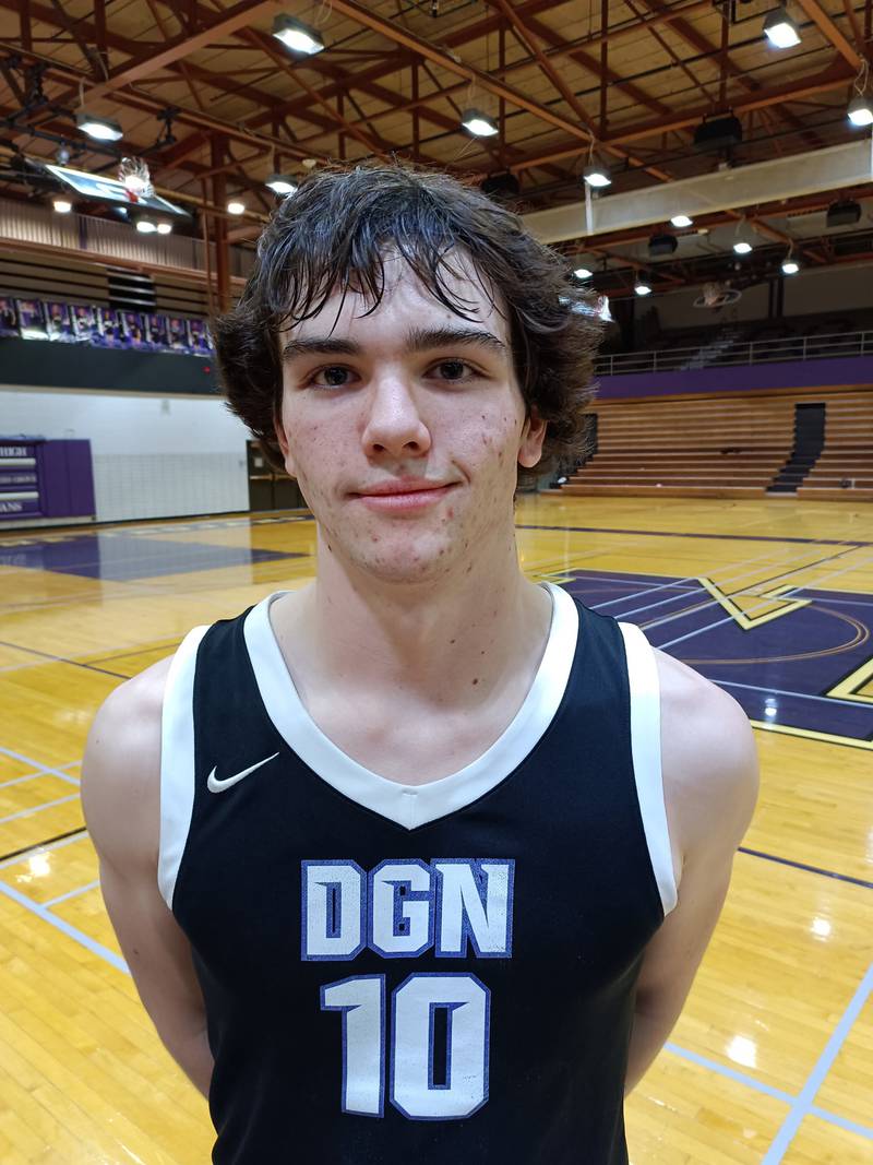 Downers Grove North senior Zak Baker