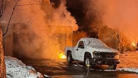 Downed live wires lead to fire outside Algonquin home