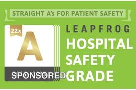 Silver Cross Hospital Again Earns Elite Status for 22 Straight A’s for Patient Safety