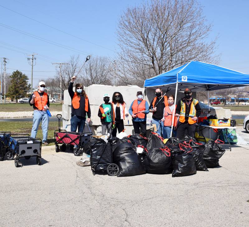 April: The Facebook group Trash Squirrels: Cleaning Up DeKalb, held a cleanup event along Greenwood Acres Drive in DeKalb, the group filled 25 garbage bags and one bag for recycling. The items collected weighed a total 168 pounds.
